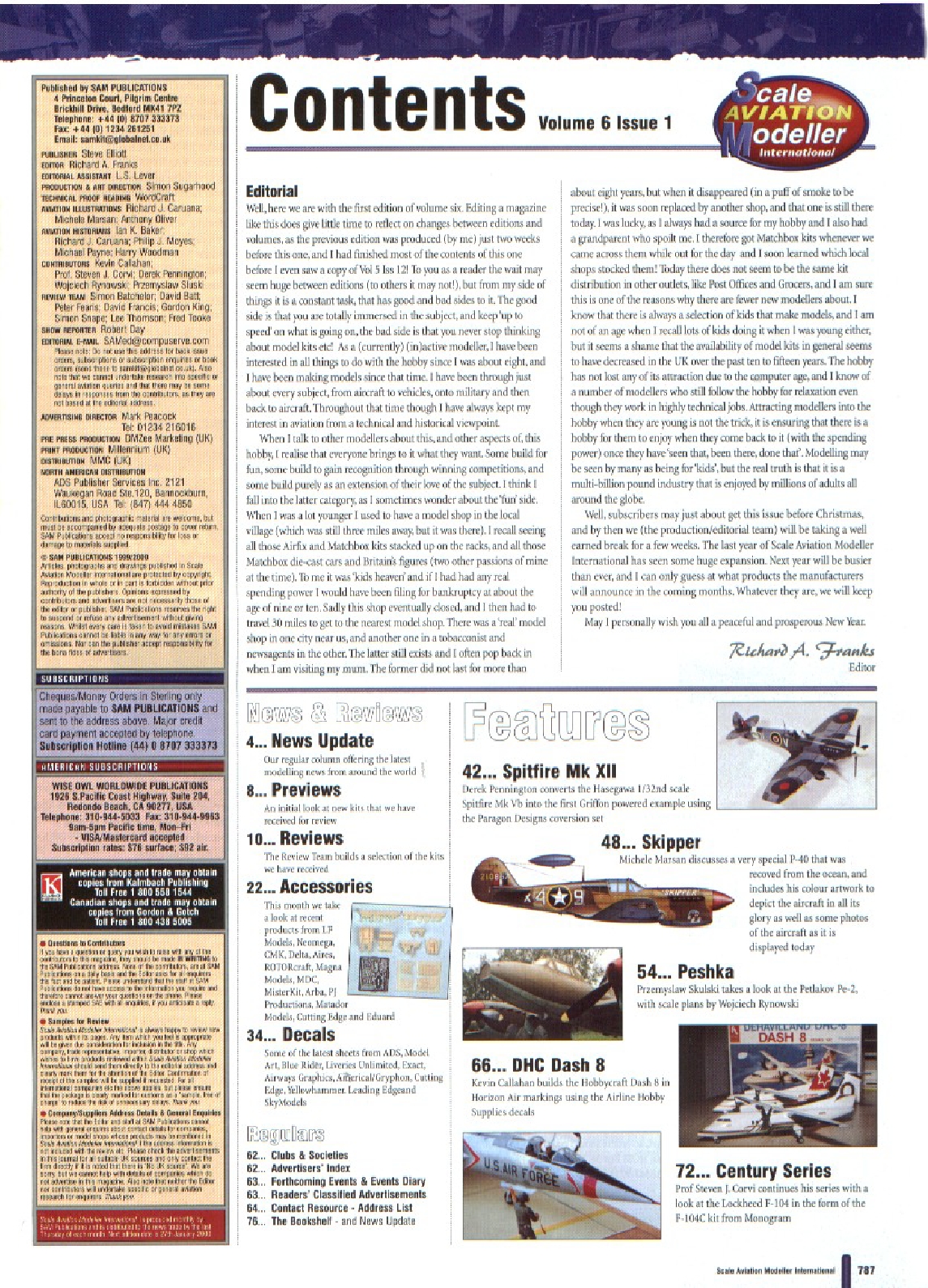 Scale Aviation Modeller International 2000-01